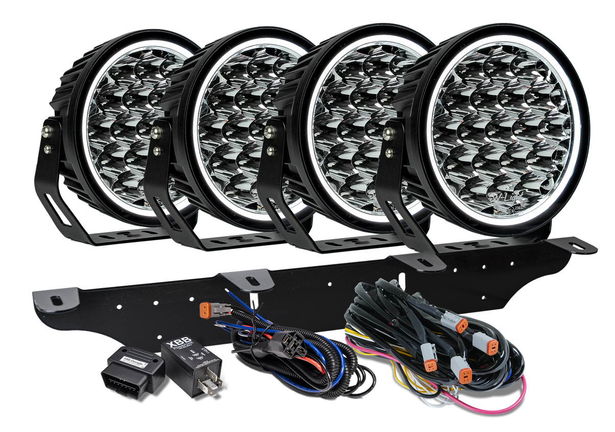 W – Light XTREME W9 RAD4 – produktbild framifrån | W-Light