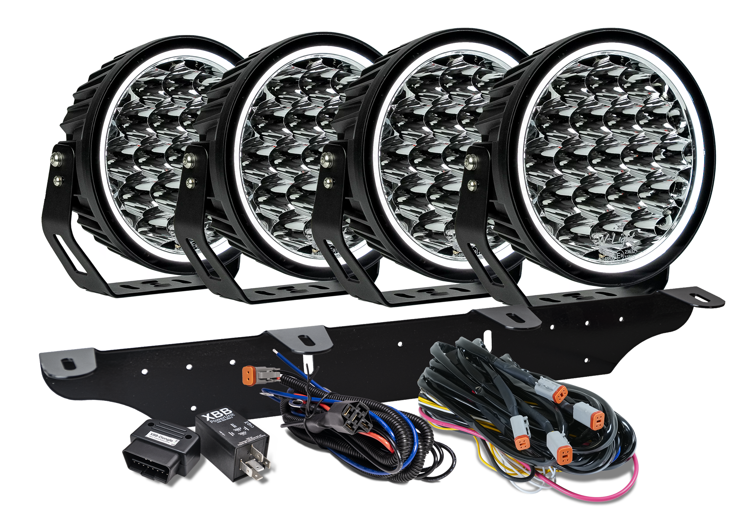 W – Light XTREME W9 RAD4 – produktbild framifrån | W-Light