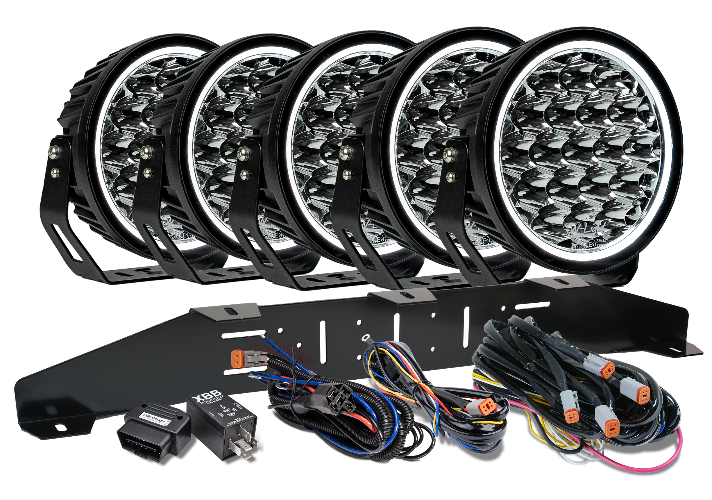 produktbild framifrån visande W – Light XTREME W9 RAD5 – W-Light