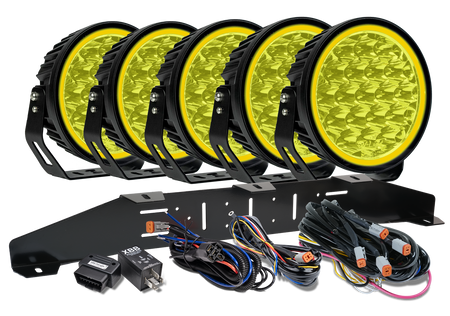 produktbild framifrån visande W – Light XTREME W9 RAD5 – Yellow – W-Light