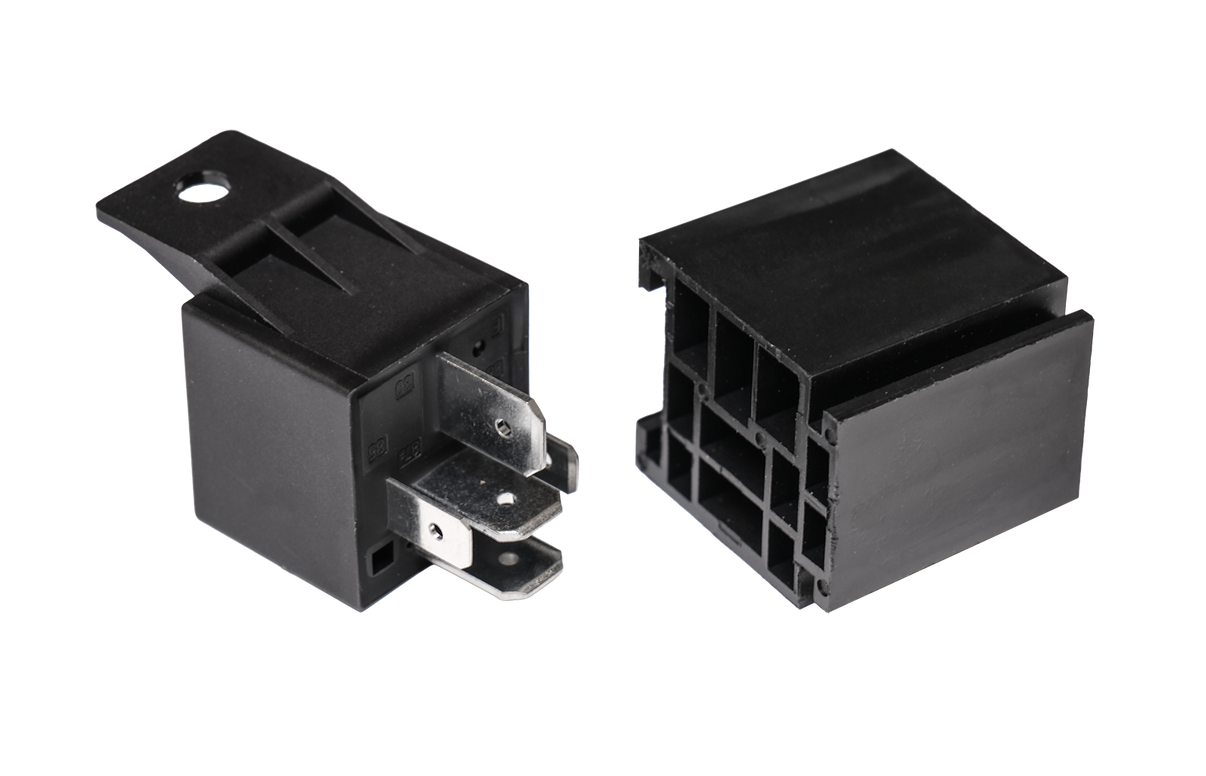 Relä 80A/60A – 24V – 5 – PIN – 5 – stift växlande – närbild detaljer | Carlevel