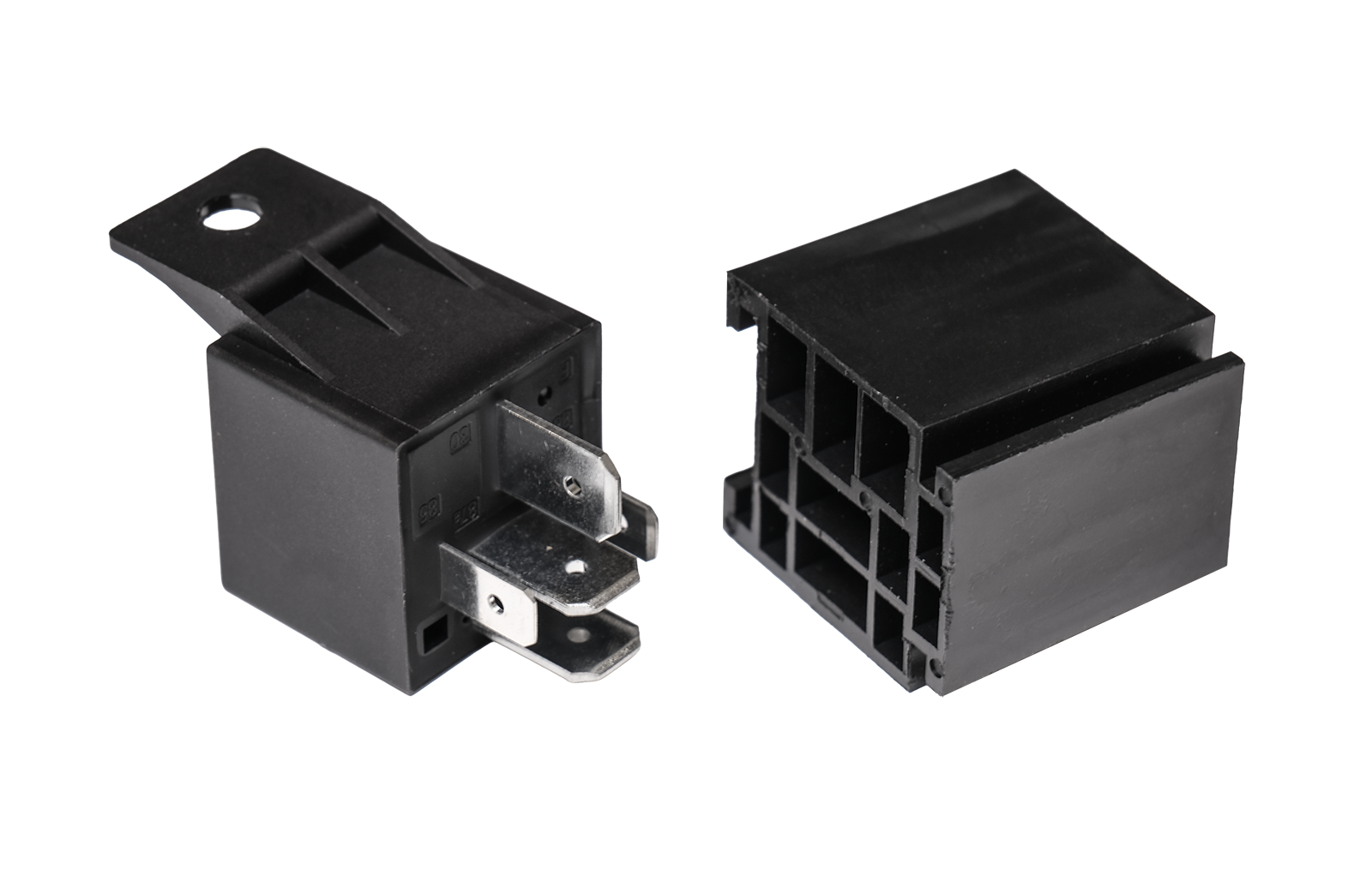 Relä 80A/60A – 24V – 5 – PIN – 5 – stift växlande – närbild detaljer | Carlevel