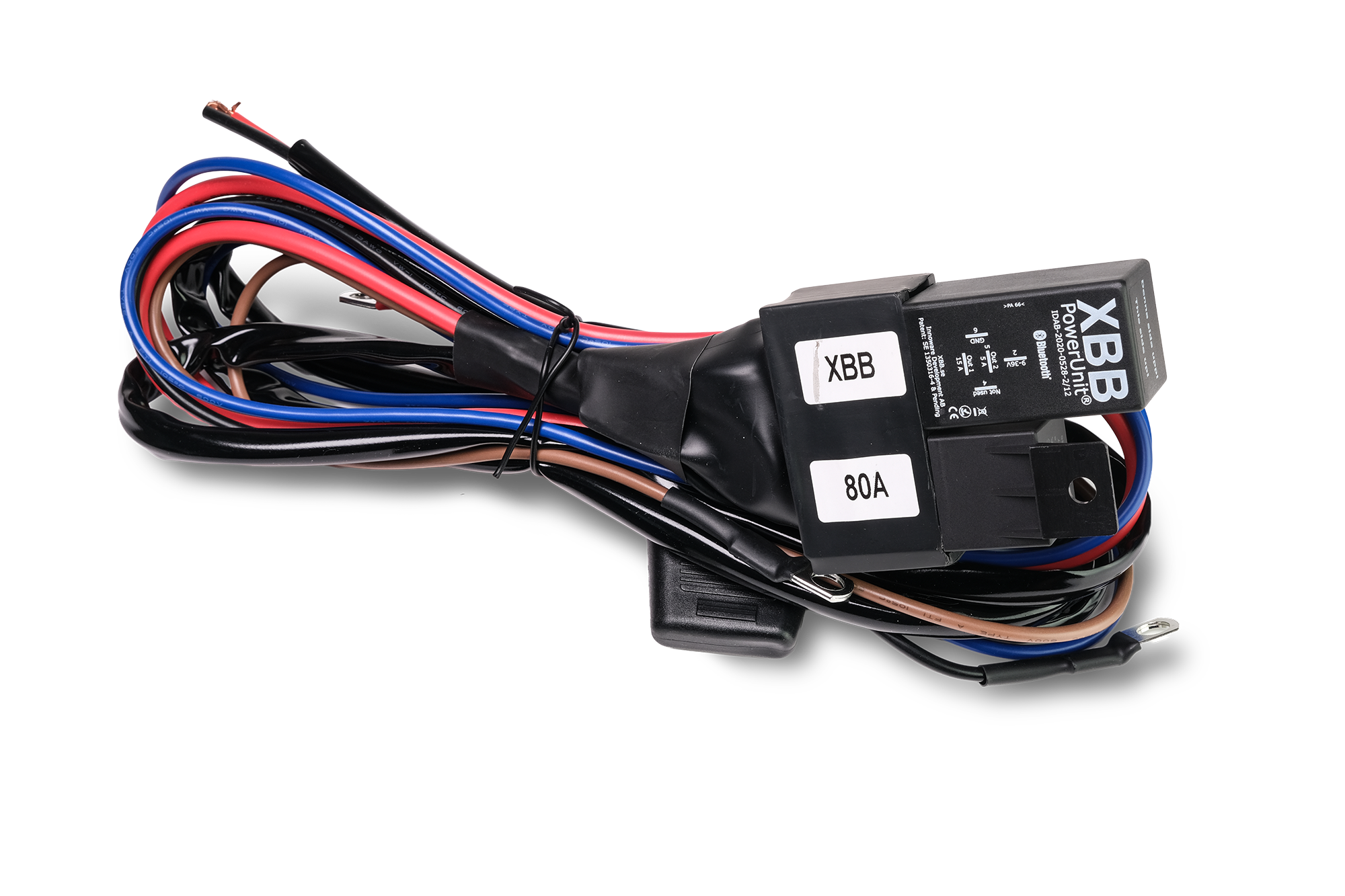 Luxtar Master & Slave x4 + XBB PowerUnit & Dongel – närbild detaljer | XBB