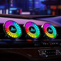 RGB LED Ljus & Bilparfym med Musikrytm – Skapa Unik Atmosfär i Bilen - Carlevel - 