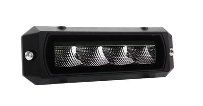 sidovy som visar profil och design av Arbetsljus Worker 32 Slim 32W IP69K – Razor Sweden