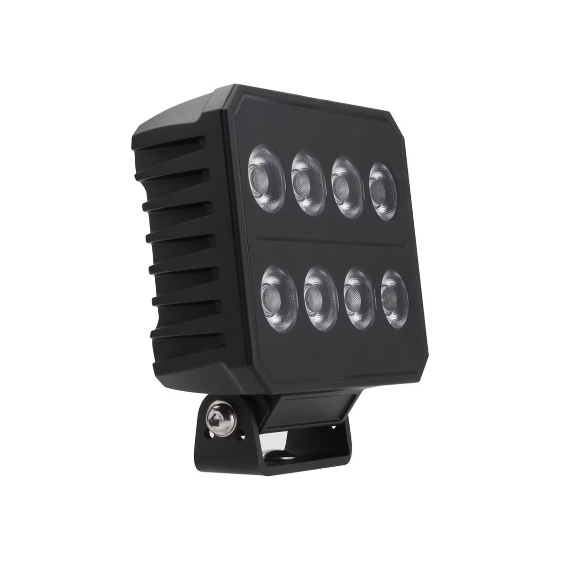 närbild på detaljer och material av Arbetsljus Worker Pro 8 LED 144W IP69K – Razor Sweden – Razor Sweden