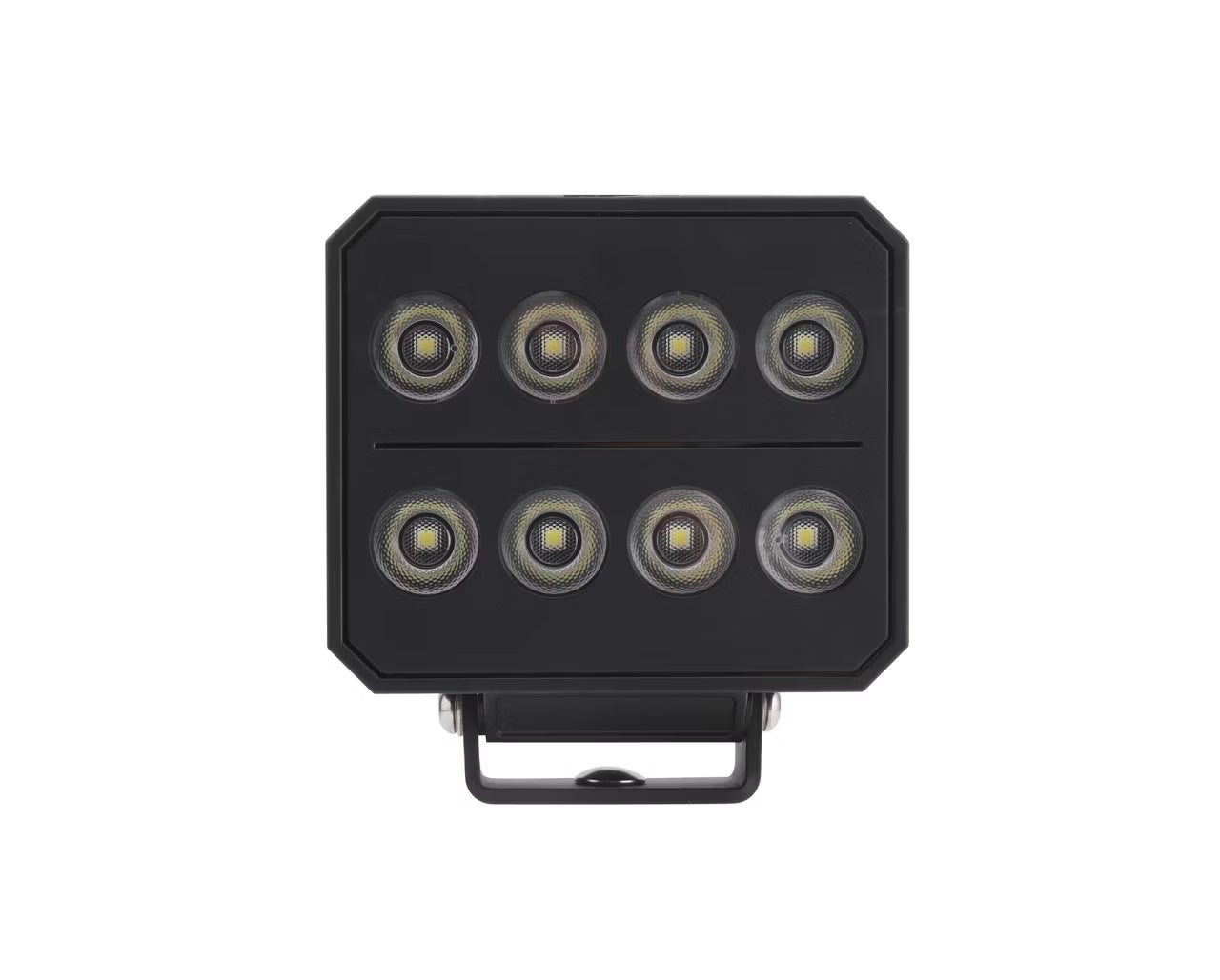 sidovy som visar profil och design av Arbetsljus Worker Pro 8 LED 144W IP69K – Razor Sweden – Razor Sweden