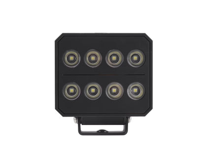 sidovy som visar profil och design av Arbetsljus Worker Pro 8 LED 144W IP69K – Razor Sweden – Razor Sweden