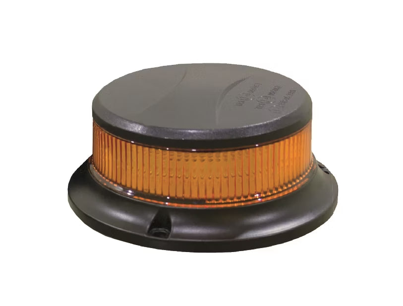 Blixtljus Beacon Mini LED 12–24V – Planmontage, orange – produktbild