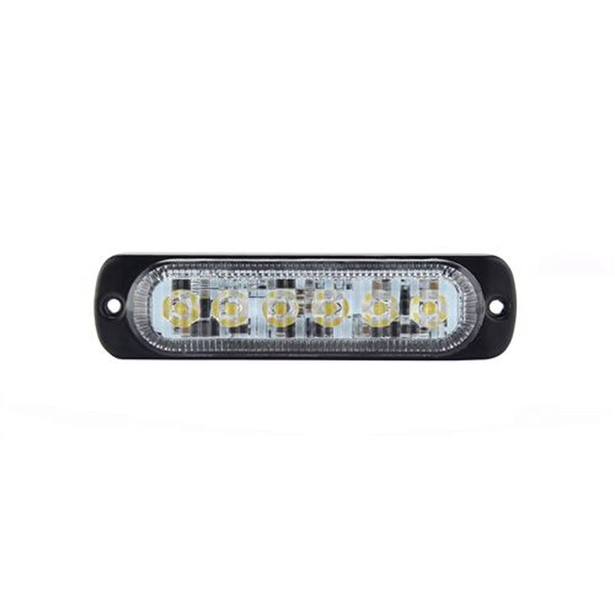 Blixtljus LED Planmontage 4 eller 6 dioder – E-godkänd, 10–30V – detaljbild