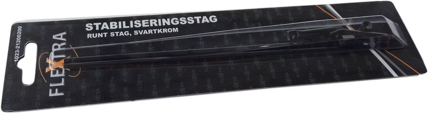 Extraljusstag Runda Svarta – 2-pack, 280 mm