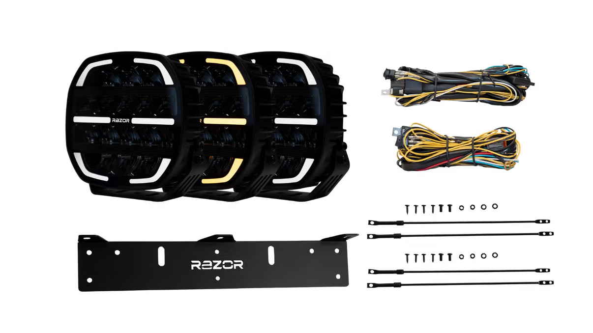 Extraljuspaket 3× Razor Dragon 9″ – produktbild