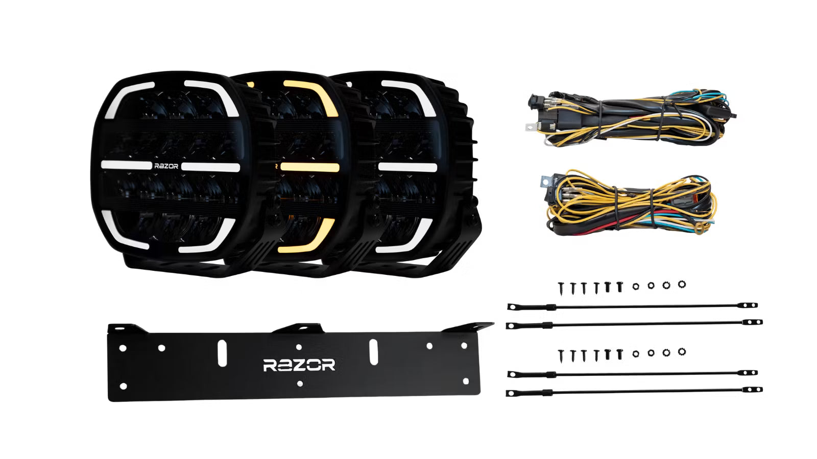 Extraljuspaket 3× Razor Dragon 9″ – produktbild