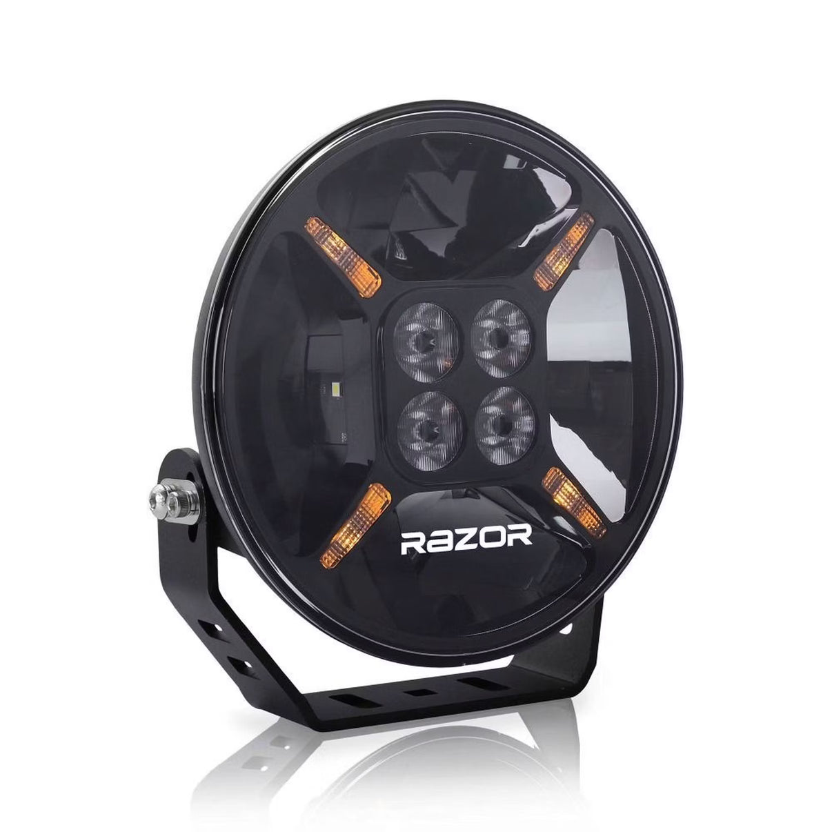 Extraljuspaket 4 st Razor Viggen 9" – med fäste och kablage – närbild