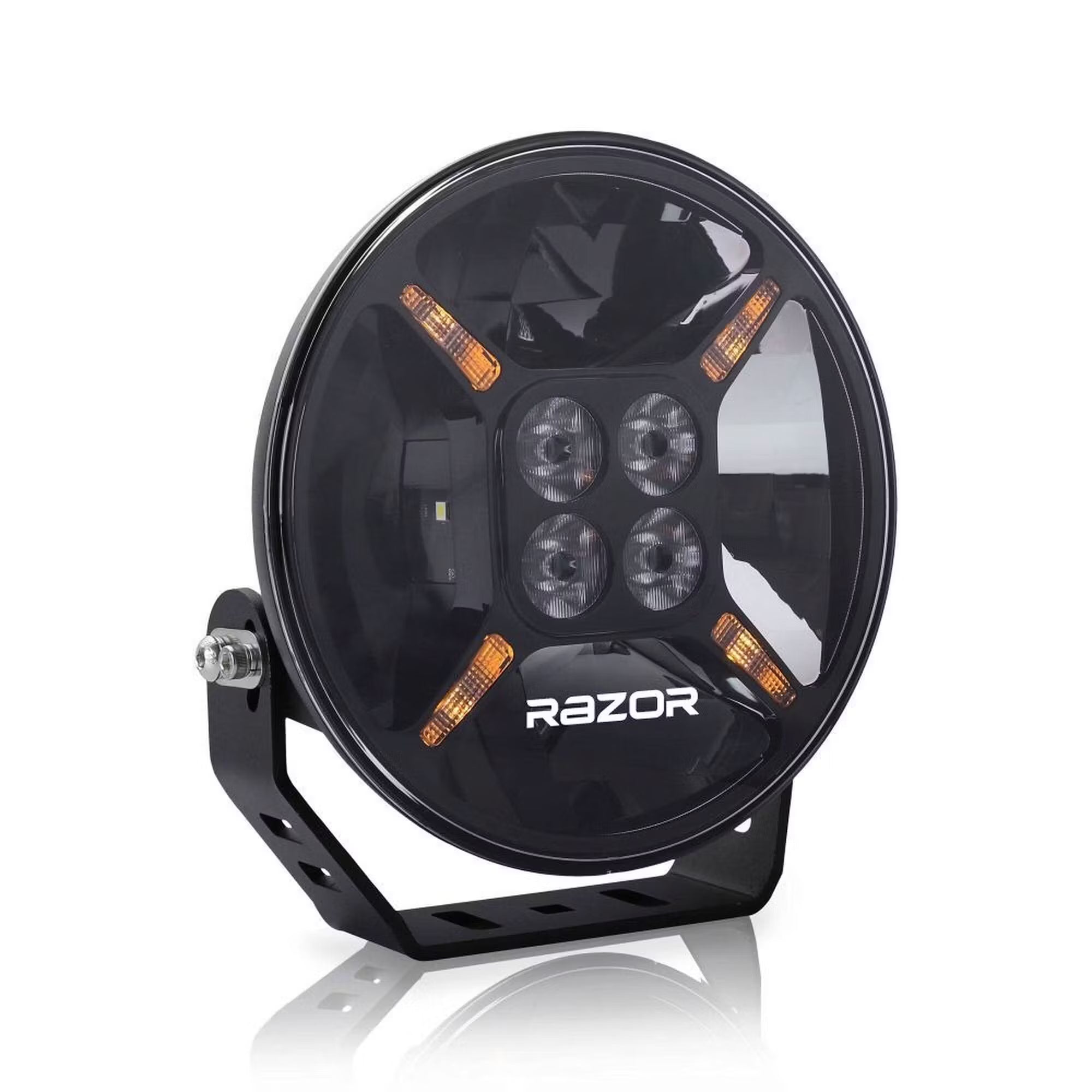 Extraljuspaket 4 st Razor Viggen 9" – med fäste och kablage – närbild
