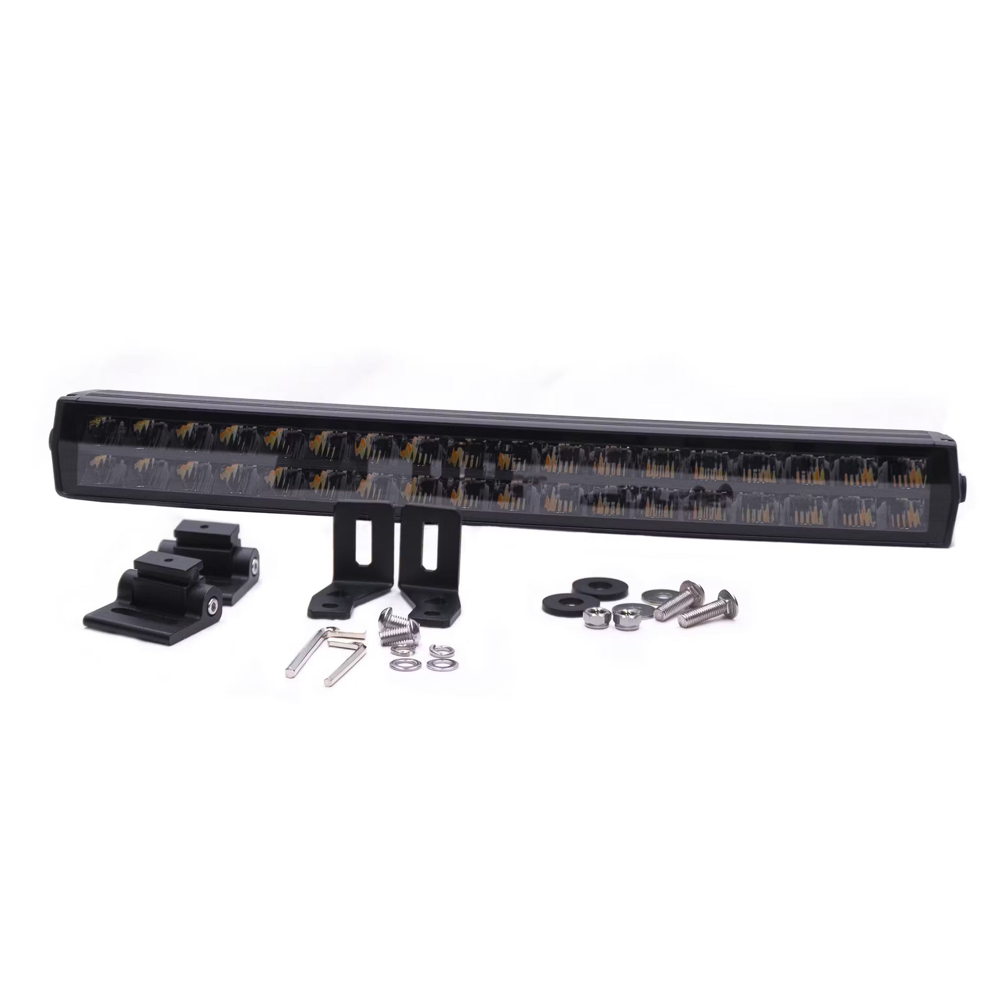 Razor Twinbar Pro Curved LED Ramp – Dubbelradig & Positionsljus (20–40") – alternativ vy