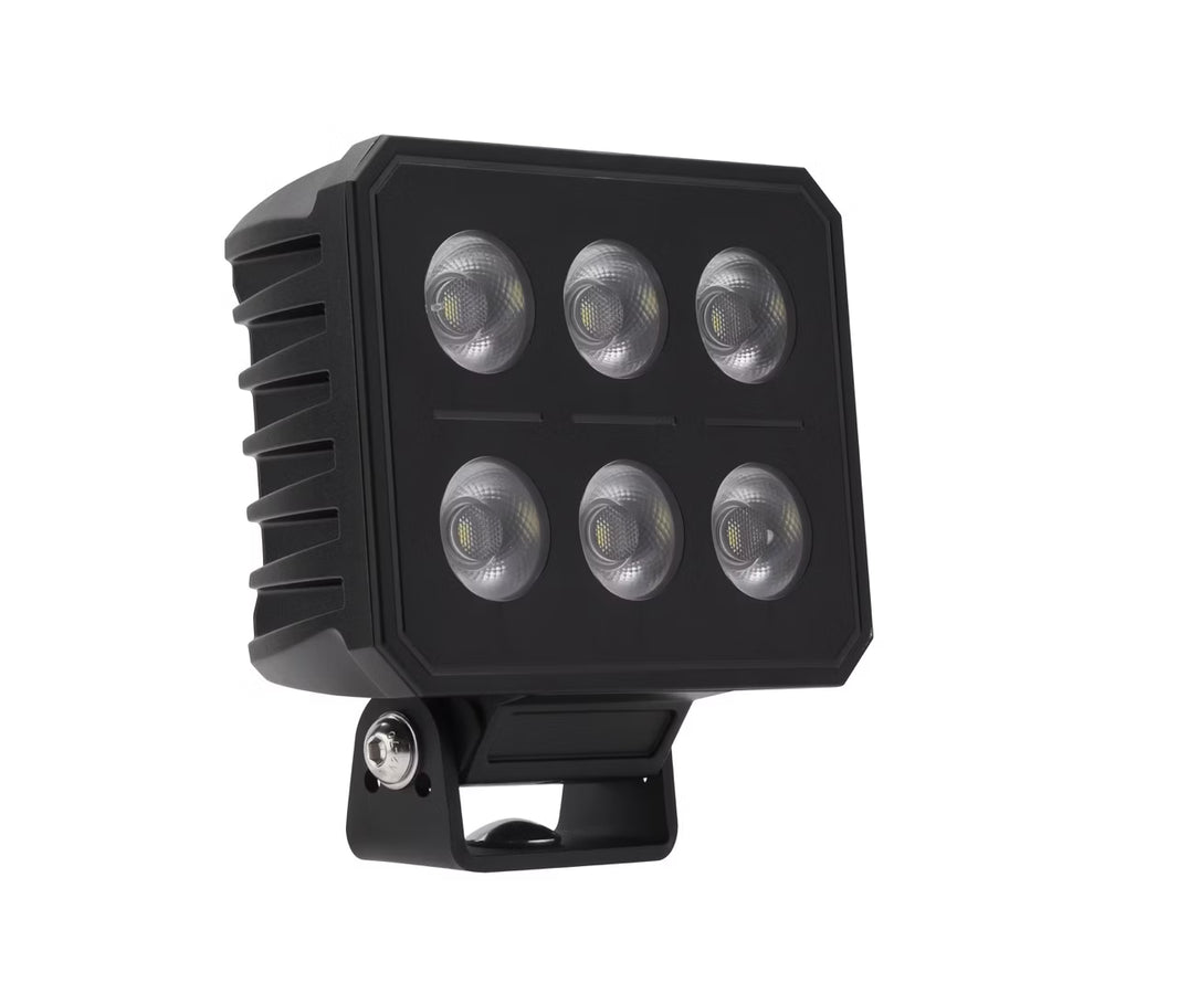 produktbild framifrån visande Arbetsljus Worker Pro 6 LED 108W IP69K – Razor Sweden – Razor Sweden