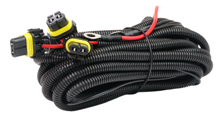 Reläkabelsats 3st Extraljus 12V – 9006 – produktbild framifrån | Xenonkungen