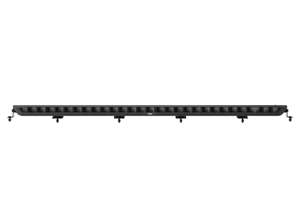 produktbild framifrån visande OZZ XB1 P52" Extraljusramp – Svart – OZZ
