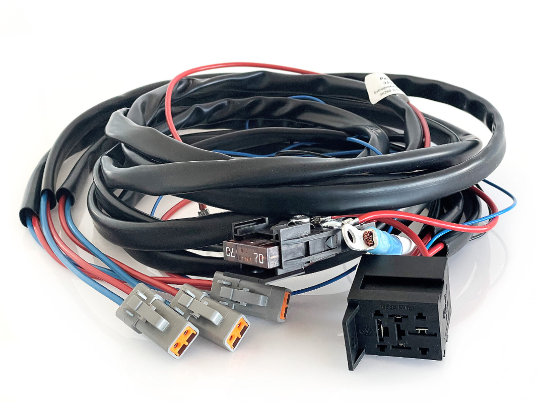 Reläkabelsats DTP – 2 X 3 – 12v – 70A – produktbild framifrån | Abkati