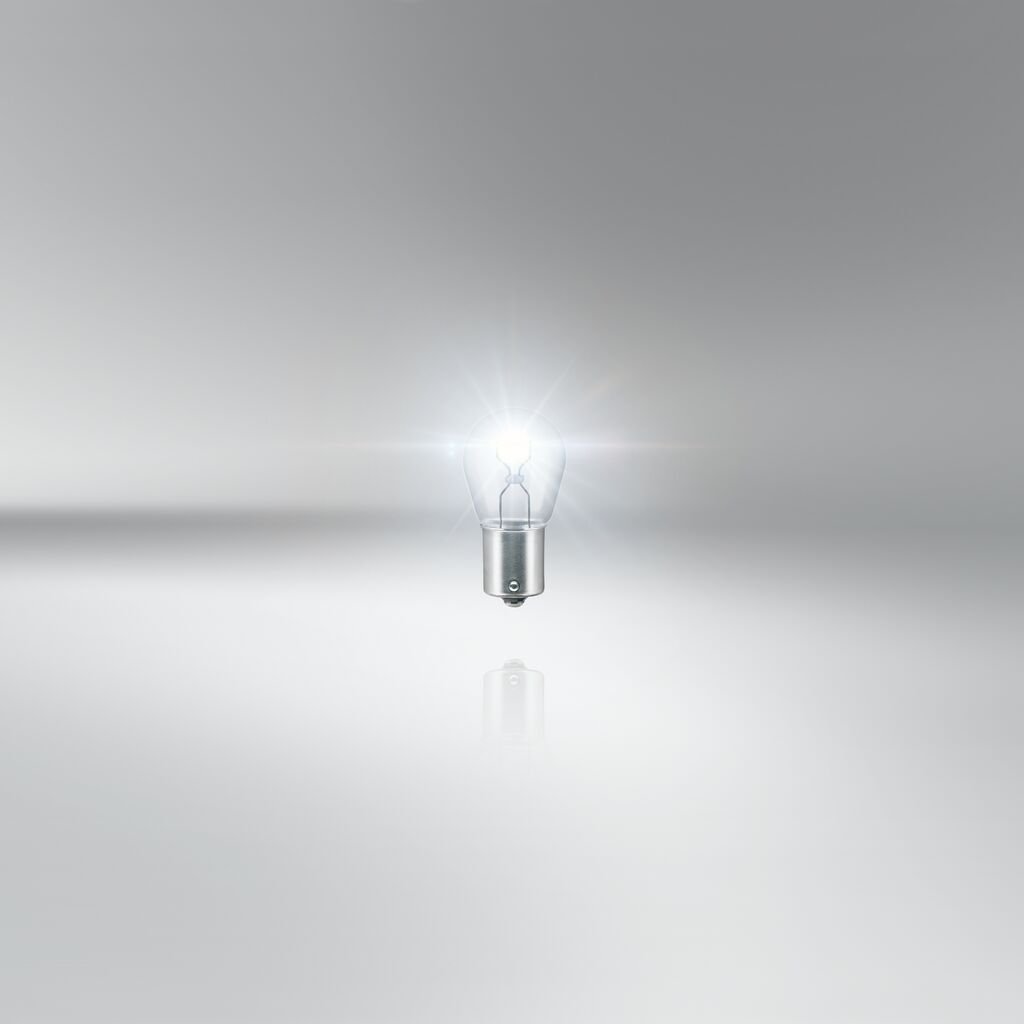 OSRAM ORIGINAL – METAL BASE – P21W – 24V – närbild detaljer | OSRAM