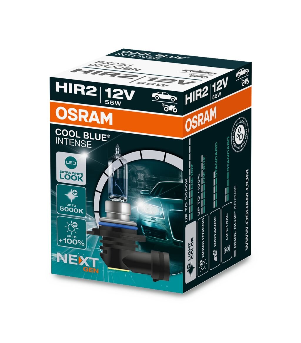 OSRAM – HIR2 Cool Blue Intense – produktvy från sidan | OSRAM