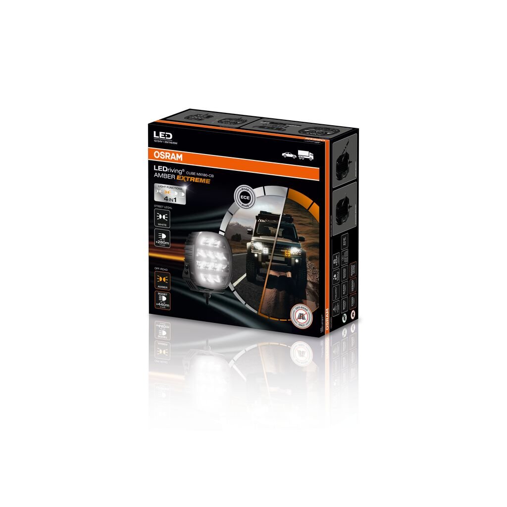 Osram LEDriving CUBE MX180 – CB AMBER EXTREME – 7" – produktbild 16 | OSRAM