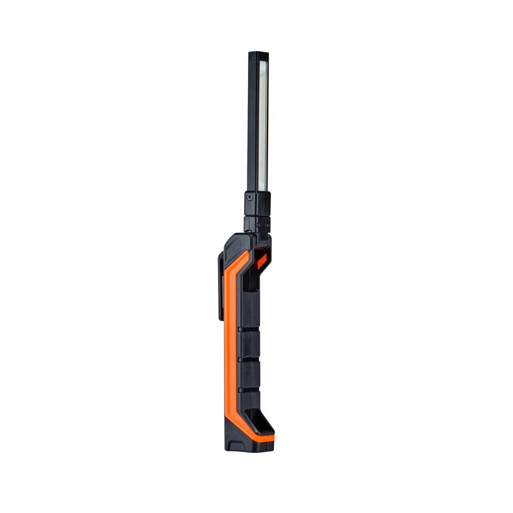 närbild på detaljer och material av OSRAM INSPECTION LAMP – Black/Orange – OSRAM