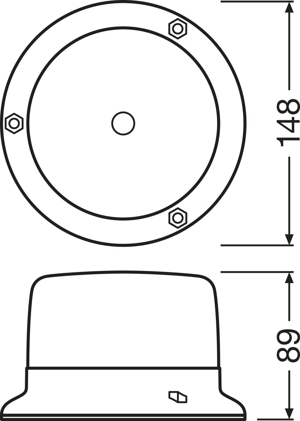 kompletterande produktbild av OSRAM LIGHTsignal LED BEACON LIGHT – OSRAM