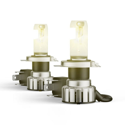 närbild på detaljer och material av NIGHT BREAKER LED VINTAGE H4 – Street Legal – OSRAM