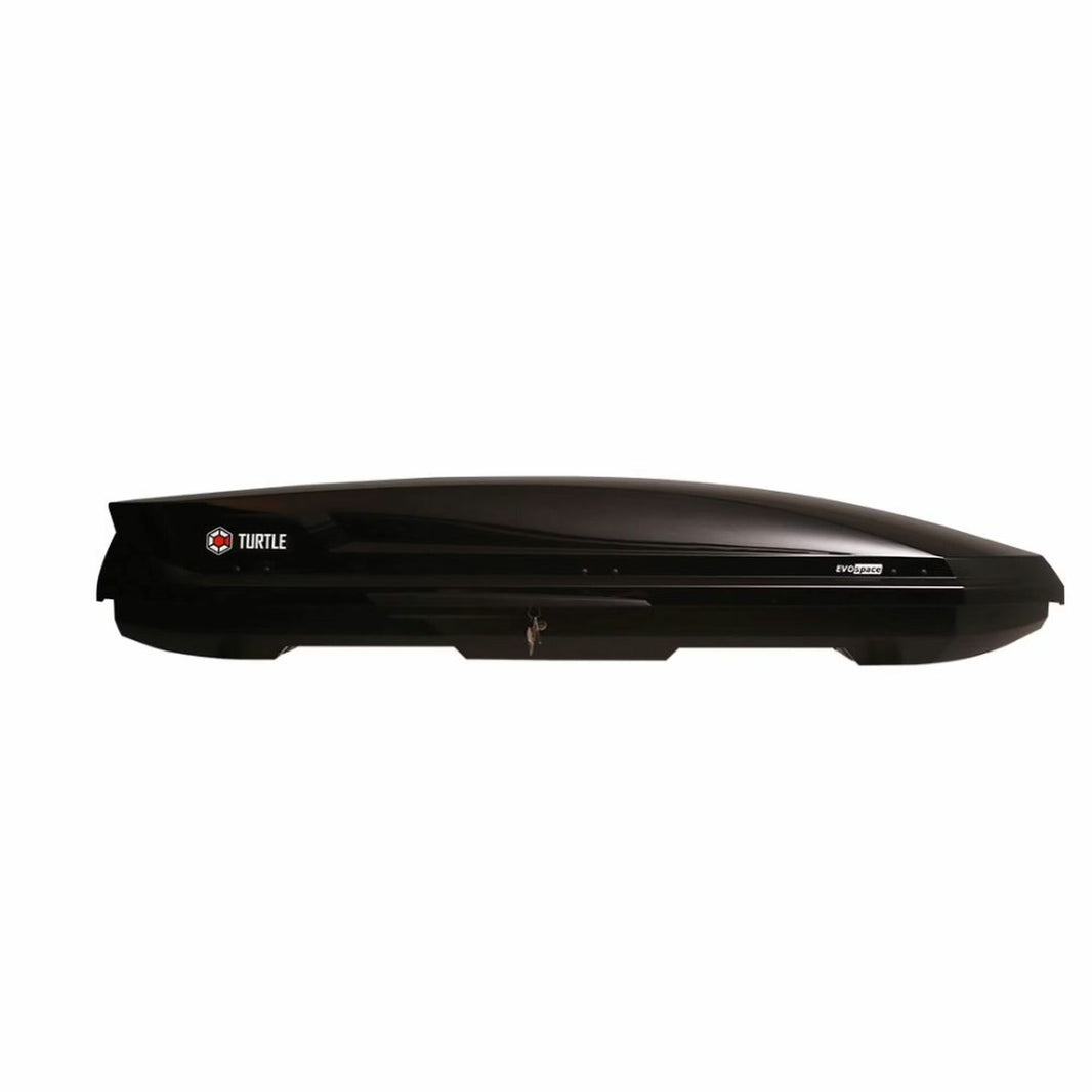 Takbox Turtle EVO Space 310 liter blanksvart – dubbelsidig öppning – produktbild – Lasta & Dra > Takboxar