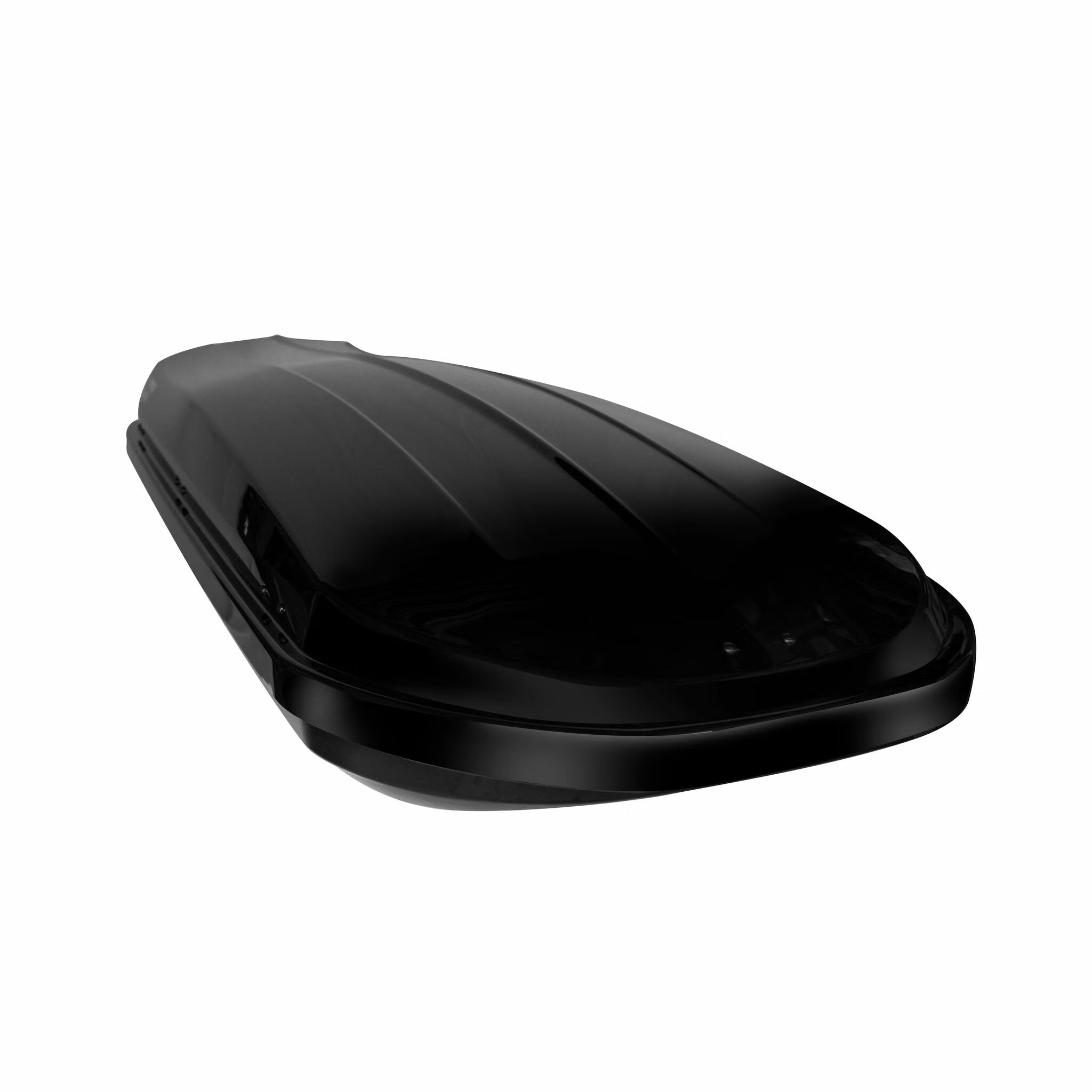 Takbox Turtle Nordic L – 480 liter – Blanksvart – närbild