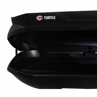 Takbox Turtle Tirol – 420 liter – Blanksvart – Aerodynamisk & säker – alternativ vy