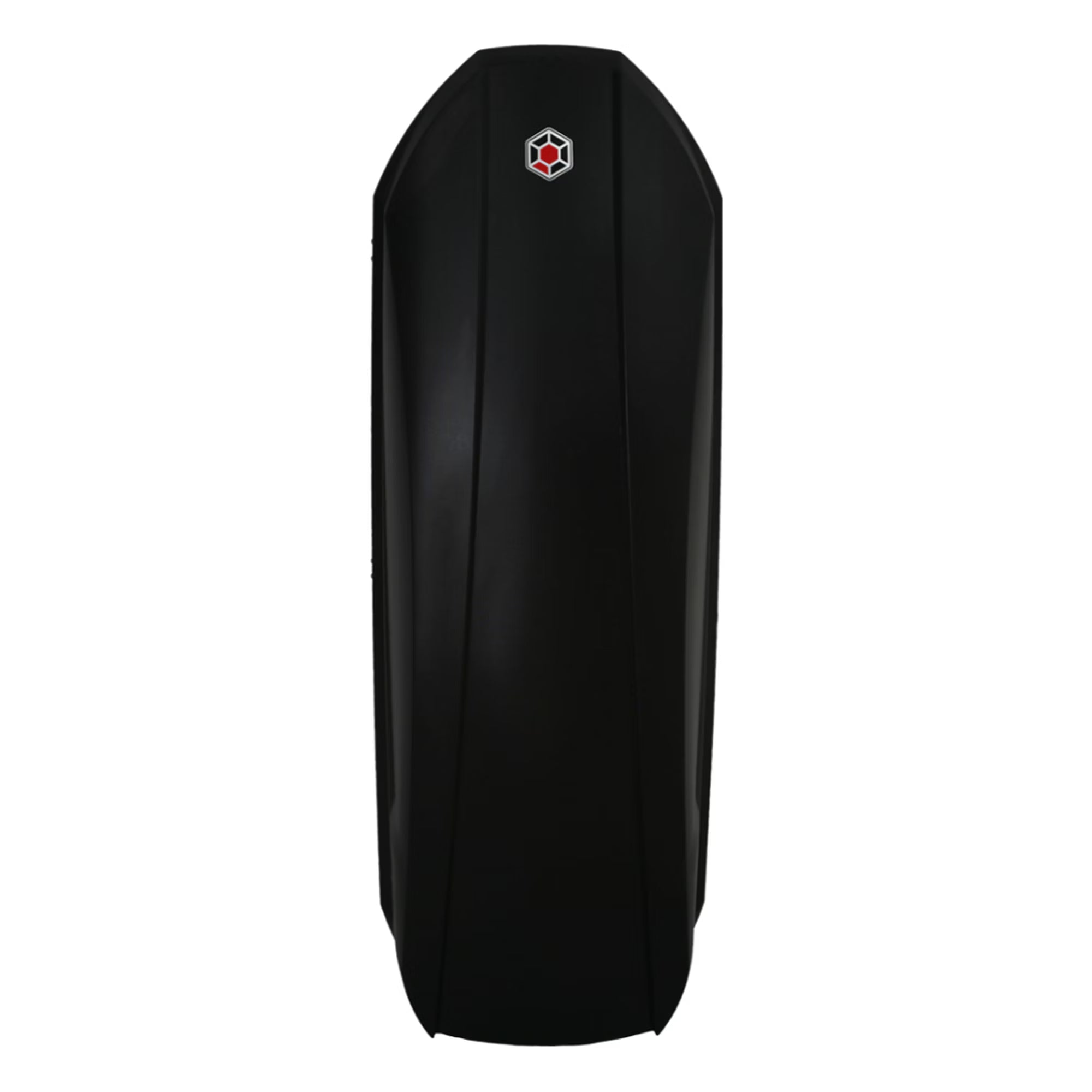 Takbox Turtle EVO Space 310 liter blanksvart – dubbelsidig öppning – närbild – Lasta & Dra > Takboxar