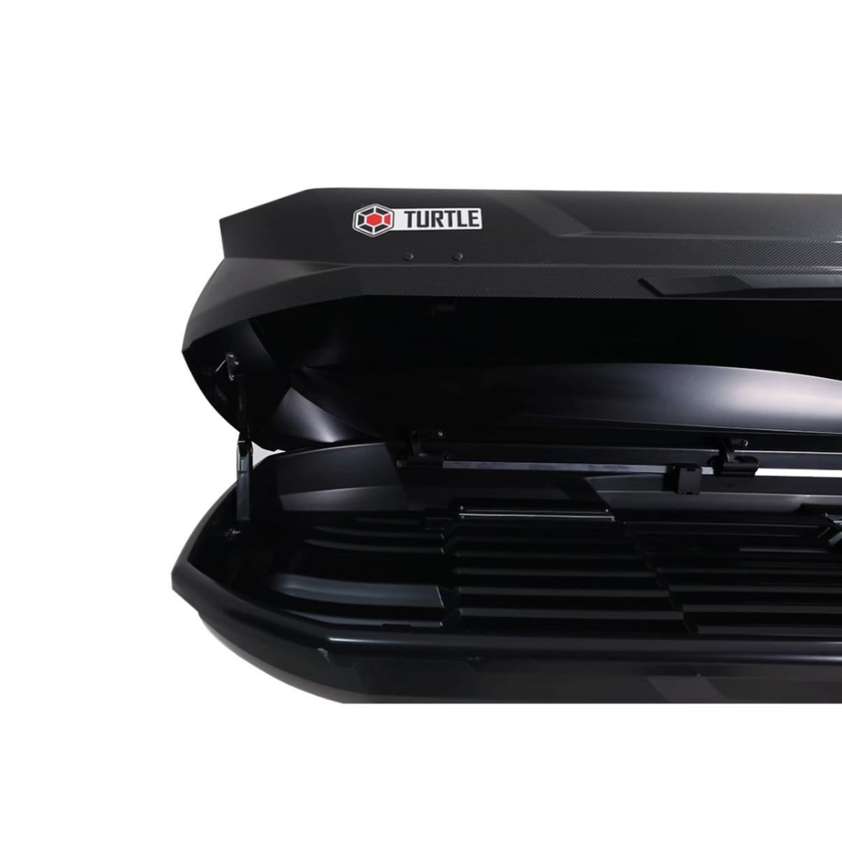 Takbox Turtle EVO Space 310 liter blanksvart – dubbelsidig öppning – alternativ vy – Lasta & Dra > Takboxar