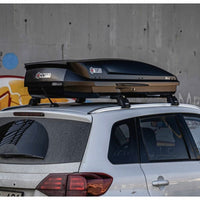 Takbox Turtle EVO Space – 310 liter – Blanksvart – Dubbelsidig öppning