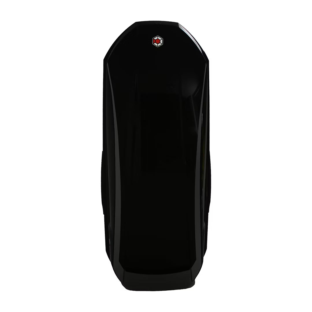 Takbox Turtle Tirol – 420 liter – Blanksvart – Aerodynamisk & säker – detaljbild