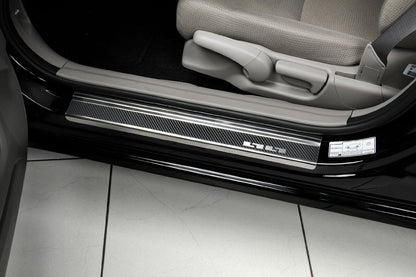 Tröskelskydd stål/kolfiber Mazda 3 III 2013–2019 - Carlevel - 