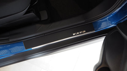 Tröskelskydd stål/kolfiber Mitsubishi ASX 2010–2022 - Carlevel - 