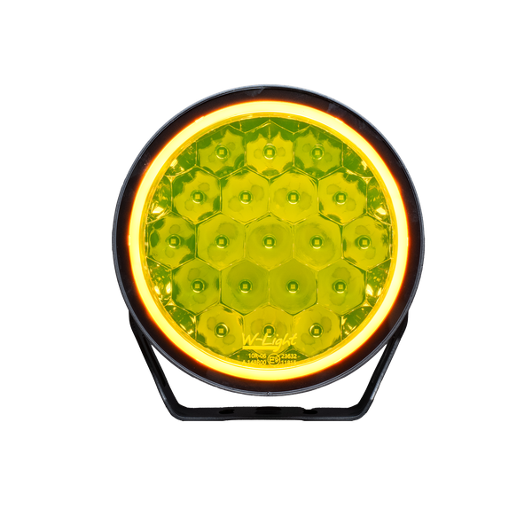 bild som visar användning av W9 Phoenix XTREME LED Extraljus – Yellow – PHOENIX