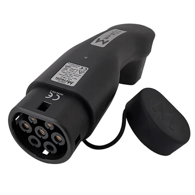 produktbild framifrån visande Adapter Typ 2 till Schuko 230 V 16A V2L Vehicle to Load – Evconnect – Evconnect