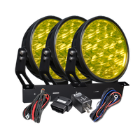 W – Light Phoenix W9 DARK RAD3 – Yellow – produktbild framifrån | W-Light
