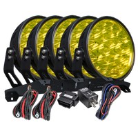 produktbild framifrån visande W – Light Phoenix W9 DARK RAD5 – Yellow – W-Light