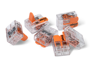Wago 221 – 412 Splicing connector with levers – 2 – conductor 10 – P – produktbild framifrån | Wago