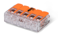 Wago 221 – 415 Splicing connector with levers – 5 – conductor – produktbild framifrån | Wago