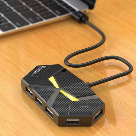 Adapter 7-portars USB 2.0 HUB – Splitter USB-adapter - Carlevel AB - Fordon och delar > Fordonstillbehör