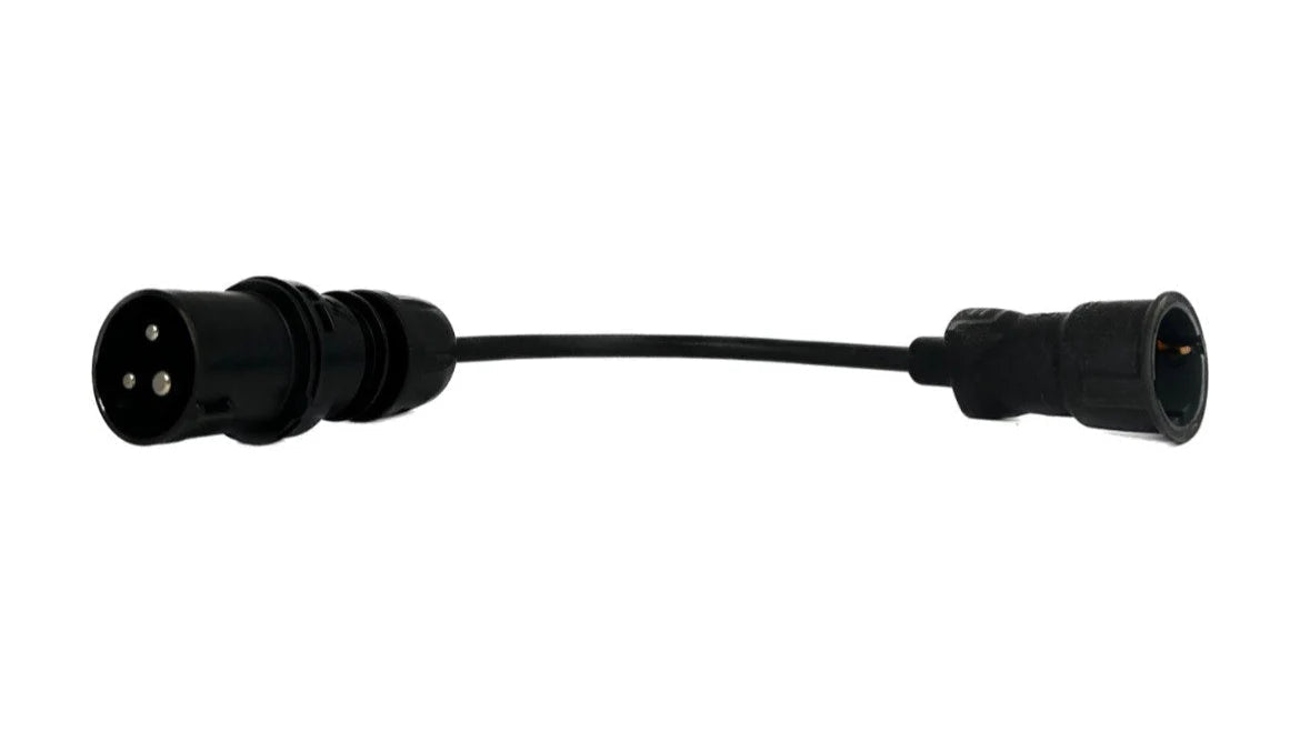 Adapter CEE 1-fas blå 16A till Schuko 230V laddningsadapter - Carlevel AB - Fordon och delar > Fordonstillbehör