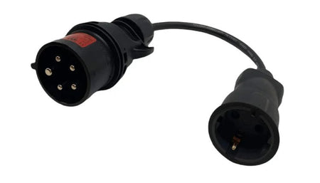 Adapter CEE 3-fas 16A till Schuko 230V för 1-fas laddkabel - Carlevel AB - Fordon och delar > Fordonstillbehör
