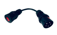 Adapter, CEE, 3 - fas, 32A hane till CEE, 3 - fas, 16A hona - Carlevel - Laddningsadaptrar