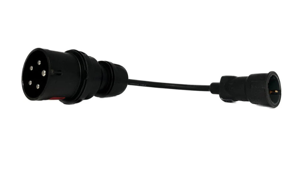 Adapter CEE 3-fas 32A till Schuko 230V laddningsadapter – Evconnect – Fordonstillbehör från Evconnect